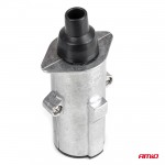 Amio – Πρίζα Κοτσαδόρου 24V 7PIN Type S Αλουμινίου Heavy Duty Για Ασφαλή Σύνδεση & Καθημερινή Χρήση – 1 Τεμ. (04791/AM)