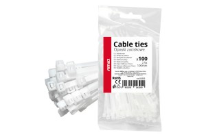 ΔΕΜΑΤΙΚΑ/ΔΕΤΙΚΑ Καλωδιων Tie Wrap (ΤΑΙΡΑΠ) 2.5 X 100mm (ΛΕΥΚΟ)ΑΜΙΟ - 100 ΤΕΜ.