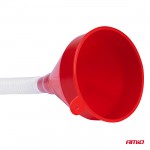 Χωνι Πλαστικο Με Ευκαμπτο Σωληνα Σε Σπιραλ 53cm Κοκκινο Αμιο - 1 ΤΕΜ.