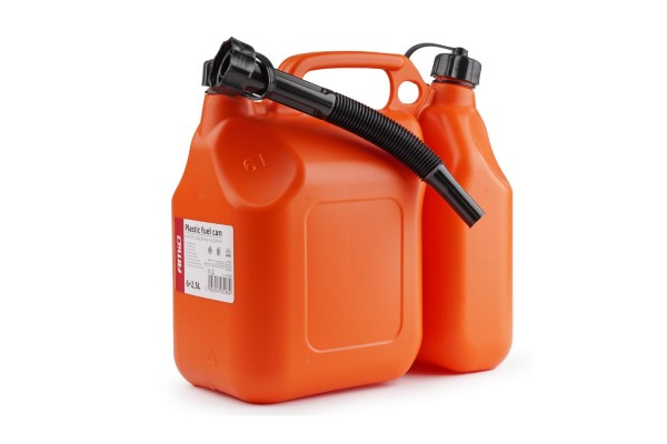 Μπετονι Πλαστικο Δυο Θαλαμων 6+2.5L Καταληλλο Για Καυσιμα Πρασινο Με Χωνι Αmio - 1 TEM.