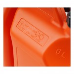 Μπετονι Πλαστικο Δυο Θαλαμων 6+2.5L Καταληλλο Για Καυσιμα Πρασινο Με Χωνι Αmio - 1 TEM.