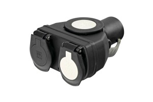 Ανταπτορας Φορτηγου Διπλος 24V 15pin (ISO12098)> 1 Type N (ISO1185)+1 Type S (ISO 3731) Erich Jaeger Lampa - 1 TEM.