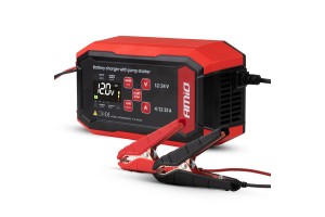 Amio - Εκκινητης /ΦΟΡΤΙΣΤΗΣ Μπαταριας Ψηφιακος AGM, Gel Και LiFePo4 (LFP) 12/24V Max 25A Pro - Amio (04530/AM)