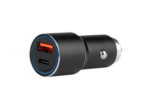 Φορτιστης Αναπτηρα Κινητων Αλουμινιου 12/24V Usb + Usb Type C 38W Fast Charge PRO-08