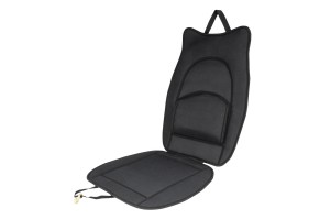 Πλατοκαθισμα Με Μαξιλαρακι Μεσης Μαυρο Υφασμαpolyester CSM-05 Amio - 1 ΤΕΜ.
