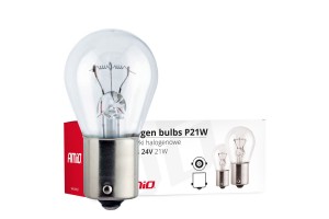P21W 24V 21W BA15s Μονοπολικο Αλογονου Κουτι 10ΤΕΜ.