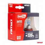 H11 12V PGJ19-2 55W Lumitec Next Generation +135%2ΤΕΜ.