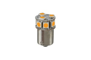 P21W 24/32V Ba15s 50lm 10xSMDx1CHIP Led CAN-BUS (ΦΟΥΝΤΟΥΚΙ) Πορτοκαλι Διαθλασης Σακουλα Lampa - 20 TEM.