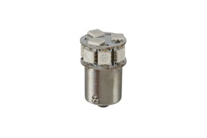 P21W 24/32V Ba15s 50lm 10xSMDx1CHIP Led CAN-BUS (ΦΟΥΝΤΟΥΚΙ) Κοκκινο Διαθλασης ΣΑΚΟΥΛΑ​ Lampa - 20 TEM.