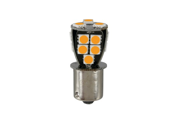 P21W 24/32V Ba15s 110lm 18xSMDx1CHIP Led CAN-BUS (ΦΟΥΝΤΟΥΚΙ) Πορτοκαλι BLISTER​ Lampa - 1 TEM.