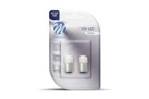 P21/5W 24V BAY15d 9xSMD3014 Led Λευκο HEAVY-DUTY Blister M-TECH - 2 ΤΕΜ.