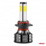 Amio - Λάμπες Led HB4 9006 Τύπου 4Size Series Τάση Λειτουργίας 12/24V Απόδοσης 38W Για Επιβατικά Αυτοκίνητα Και Φορτηγά - 2 τεμ. (02847/AM)