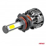 Amio - Λάμπες Led HB4 9006 Τύπου 4Size Series Τάση Λειτουργίας 12/24V Απόδοσης 38W Για Επιβατικά Αυτοκίνητα Και Φορτηγά - 2 τεμ. (02847/AM)