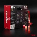 Amio - Λάμπες Led F26 Pro Series H7/H18 12/24V 68W 2900-3550lm 6.000K Full Can-Bus Plug&Play - 2 Τεμ. (04872/AM)