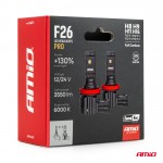 Amio - Λάμπες Led F26 Pro Series H8/H9/H11/H16 12/24V 68W 2900-3550lm 6.000K Full Can-Bus Plug&Play - 2 Τεμ. (04873/AM) Amio - Λάμπες Led F26 Pro Series H8/H9/H11/H16 12/24V 68W 2900-3550lm 6.000K Full Can-Bus Plug&Play - 2 Τεμ. (04873/AM)