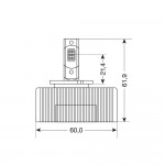 D5S 12/24V 35W 6.000K 8000lm Led Seoul CSP-3570chips Can Bus Plug & Play Lampa - 2ΤΕΜ.