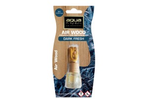 Αρωματικο Αυτοκινητου Κρεμαστο Μπουκαλακι Με Αρωμα Φρεσκαδα (DARK FRESH) Air Wood Aqua - 1 TEM.