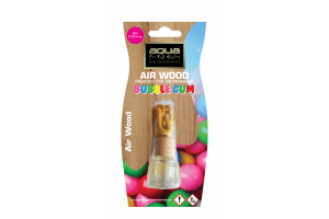 Αρωματικο Αυτοκινητου Κρεμαστο Μπουκαλακι Με Αρωμα Τσιχλοφουσκα (BUBBLE GUM) Air Wood Aqua - 1 TEM.