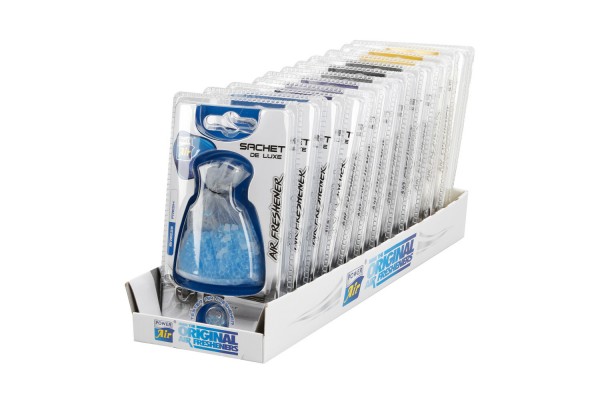 Αρωματικο Αυτοκινητου Sachet De Luxe Σε Πουγκι Κρεμαστο Σε Διαφορα Αρωματαlampa - 12 ΤΕΜ.