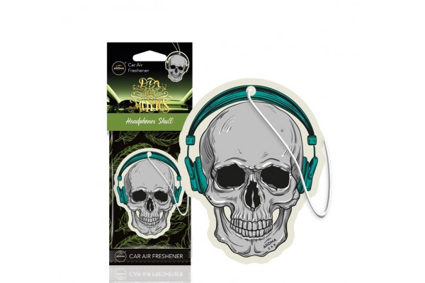 Αρωματικο Κρεμαστο Aroma Car Muertos Headphones Skull Αmio - 1 TEM.