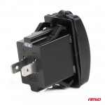 Πριζα Με 2 Θυρες Usb Και Καπακι 12/24V Αδιαβροχη Μακροστενο Σχημα Με Κοκκινο Led Φως Μαυρηamio - 1 Τεμ.