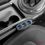 Ανταπτορας Αναπτηρα 12/24V 100W ΜΑΥΡΟΣ/3 ΘΕΣΕΙΣ/2xUSB-A /ΚΟΥΜΠΙ ON-OFF/ΚΑΛΩΔΙΟ 70cm Amio - 1 Τεμ.