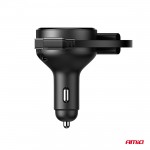 Φορτιστης Αναπτηρα 12/24V Με 1ΘΥΡΑ USB-C 60W Ταχειας Φορτισης Με Ενσωματωμενο Καλωδιο Usb C+APPLE Lighting Αμιο - 1 Τεμ.