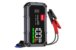 Amio - Φορητός Εκκινητής Μπαταρίας (Jump Starter), Powerbank Και Φακός Led Τάση Λειτουργίας 12V Με Χωρητικότητα 12Ah Και Ρεύμα Εκκίνησης 500A (στιγμιαία Μέγιστη Ισχύς 1000A) Σειρά Pro Για Επιβατικά Αυτοκίνητα - 1 τεμ. (04676/AM)