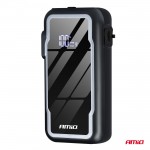 Amio - Φορητός Εκκινητής Μπαταρίας 3 Σε 1 Τύπου Jump Starter Με Φως Led Και Powerbank Τάση Λειτουργίας 12V Απόδοσης 12Ah 800-1600A Για Επιβατικά Αυτοκίνητα - 1 τεμ. (04678/AM)