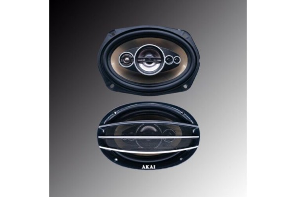 Ηχεια 5 Δρομων 6x9inc Οβαλ 250W Rms 89dB Akai 2ΤΕΜ.