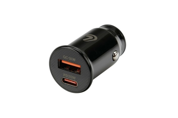 Φορτιστης Αναπτηρα Με 2 Θυρες Usb Type A+ Type C 20W 12/24V 20W Essential Line Lampa - 1ΤΕΜ.