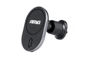 Βαση Στηριξης Κινητου Για Αεραγωγο Μαγνητικη Με Ασυρματη Φορτιση Quick Charge 2A MAX15W My Mag Amio - 1 Τεμ.