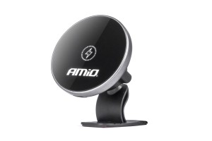 Βαση Στηριξης Κινητου Μαγνητικη Αυτοκολλητη (3M)ΜΕ Ασυρματη Φορτιση Quick Charge 2A MAX15W My Mag Amio - 1 Τεμ.