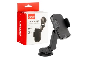 Βαση Στηριξης Κινητου Για Τζαμι 360° Με Ρυθμιζομενο Μπρατσο Amio - 1 τεμ.