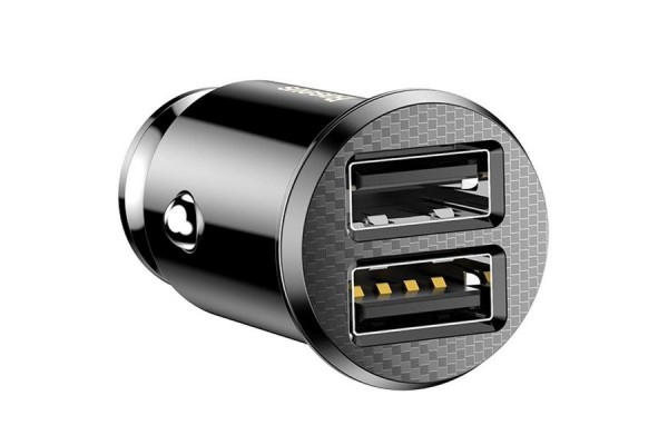 Φορτιστης Αναπτηρα Με 2 Θυρες Usb 3,1A Αμιο - 1 ΤΕΜ.