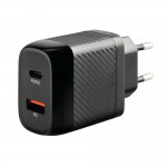 Πριζα Σπιτιου 100/230V Με 2 Usbtype A + Type C 20W Home Power Ultra Fast Charger