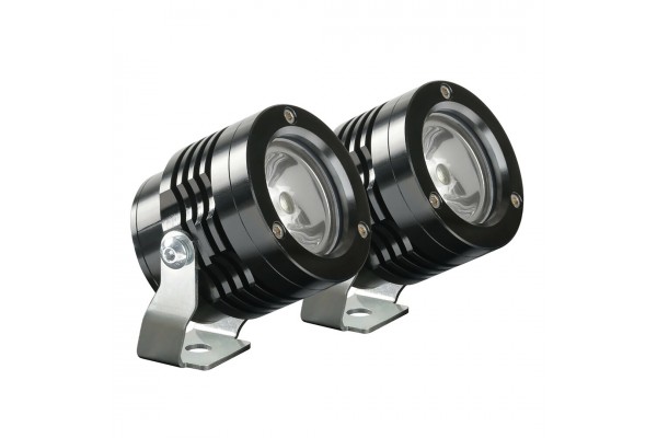 Προβολεις Στρογγυλοιμε Βαση O-LUX 1LED Smd 6000K 1800LM 12V 18WΚΑΡΦΙ 36Δχ68Υχ55Β Mmμαυρα 2 Τεμ