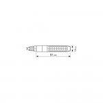 Φλας Moto Πισω 12V Smd Led Μαυρο 3 Χρησεων (ΘΕΣΕΩΣ /ΦΛΑΣ/ΣΤΟΠ) 91x15mmLAMPA- 2 TEM.