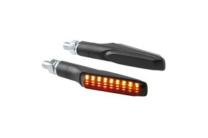 Φλας Moto Πισω 12V Smd Led Μαυρο 3 Χρησεων (ΘΕΣΕΩΣ /ΦΛΑΣ/ΣΤΟΠ) 91x15mmLAMPA- 2 TEM.