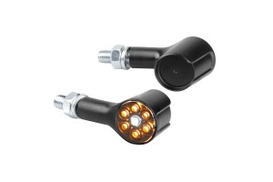 Φλας Moto Πισω 12V Smd Led Magnifier ΜΑΥΡΟ/ Στρογγυλο 2 Χρησεων (ΘΕΣΕΩΣ /ΦΛΑΣ) 50x25mmLAMPA- 2 TEM.