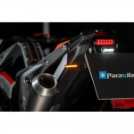Φλας Moto Project 002 Μαυρα 12V Cob Led Technology Paraxite - 2 ΤΕΜ.