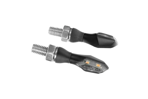 Φλας Moto Nix 12V Led Smd 42x13mm Μαυρο Lampa - 2 τεμ.