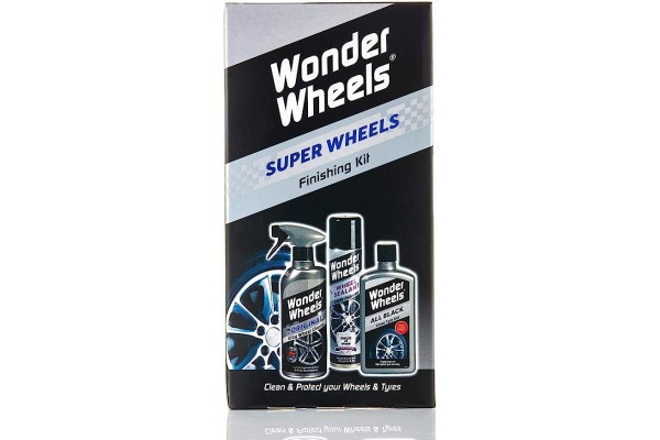 Kit Καθαρισμου Και Προστασιας Για Ελαστικα &ΖΑΝΤΕΣ Τροχων (3 ΠΡΟΙΟΝΤΑ) Wonder Wheels Finishing Kit