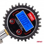 Amio - Ψηφιακό Μανόμετρο Πίεσης Ελαστικών 17 Bar Με Σωλήνα & Βαλβίδα Εκτόνωσης - 1τεμ. (04465/AM)