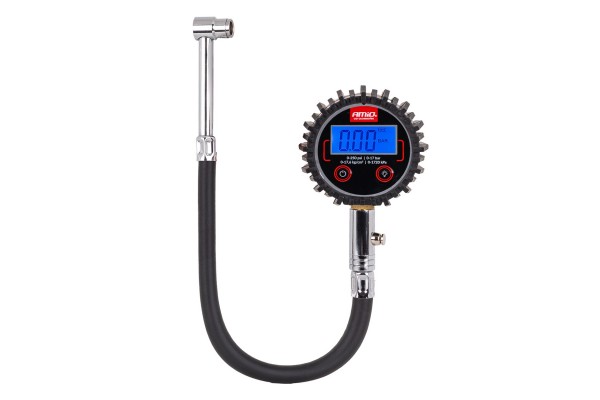 Amio - Ψηφιακό Μανόμετρο Πίεσης Ελαστικών 17 Bar Με Σωλήνα & Βαλβίδα Εκτόνωσης - 1τεμ. (04465/AM)