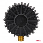 Amio - Επαγγελματικό Μηχανικό Μανόμετρο Πίεσης Ελαστικών 16 Bar Με Λαστιχένια Προστασία – Αναλογική Ένδειξη -1 τεμ. (04467/ΑΜ)