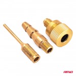 Amio - Αντάπτορες Φουσκώματος Ελαστικού Με Σπείρωμα M8 Για Κομπρεσέρ Και Τρόμπες - Σετ 3 τεμ. (04502/AM) Amio - Αντάπτορες Φουσκώματος Ελαστικού Με Σπείρωμα M8 Για Κομπρεσέρ Και Τρόμπες - Σετ 3 τεμ. (04502/AM)