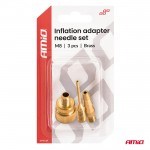 Amio - Αντάπτορες Φουσκώματος Ελαστικού Με Σπείρωμα M8 Για Κομπρεσέρ Και Τρόμπες - Σετ 3 τεμ. (04502/AM) Amio - Αντάπτορες Φουσκώματος Ελαστικού Με Σπείρωμα M8 Για Κομπρεσέρ Και Τρόμπες - Σετ 3 τεμ. (04502/AM)