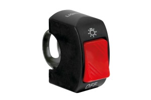 Διακοπτης Τιμονιου ON/OFF Για Προβολακια Moto 12V/10A Με Διαμετρο 22mm Lampa -1ΤΕΜ