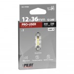 Λαμπακια Πλαφονιερας 12/24V 12x36mm 240/220lm 6.500K Διπλης ΠΟΛ/ΤΑΣ Led CAN-BUS PRO-USER Series 1ΤΕΜ Λαμπακια Πλαφονιερας 12/24V 12x36mm 240/220lm 6.500K Διπλης ΠΟΛ/ΤΑΣ Led CAN-BUS PRO-USER Series 1ΤΕΜ